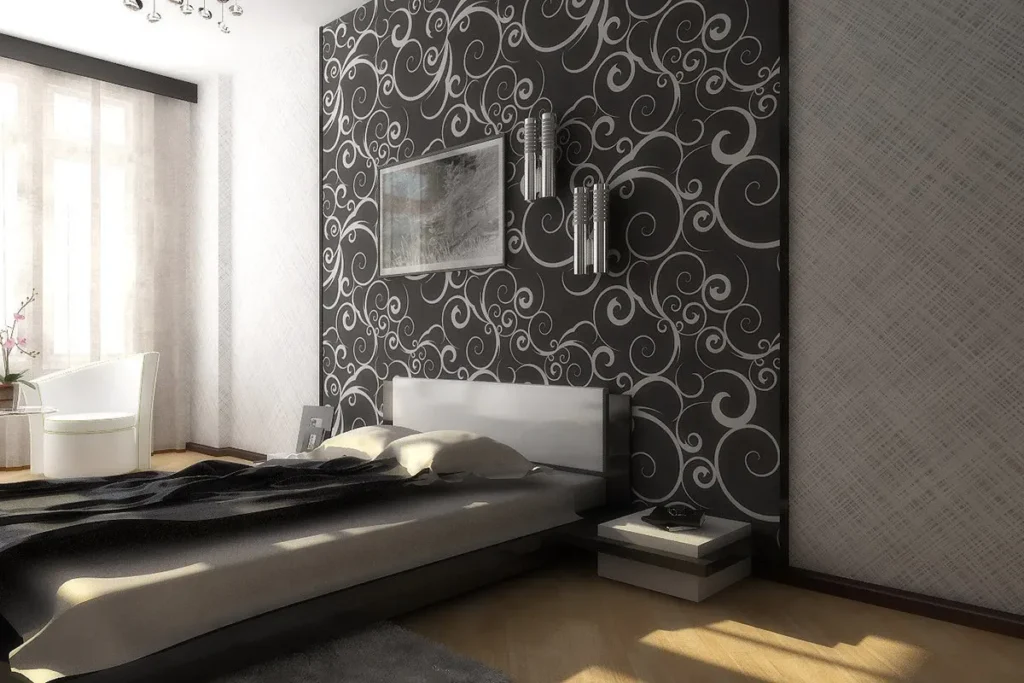 Art Deco yataq otağı vizualizasiyası